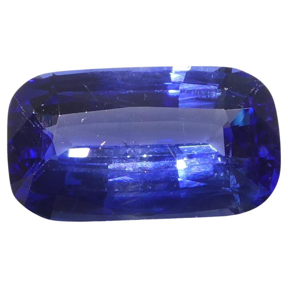 2.14ct Cushion Blue Sapphire GIA Certified Sri Lanka