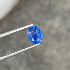 2.15 Blue Loose Sapphire Stone Fancy Oval Cut Natural Sri Lankan Gemstone