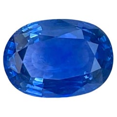 2.15 Blue Loose Sapphire Stone Fancy Oval Cut Natural Sri Lankan Gemstone (pierre précieuse du Sri Lanka)