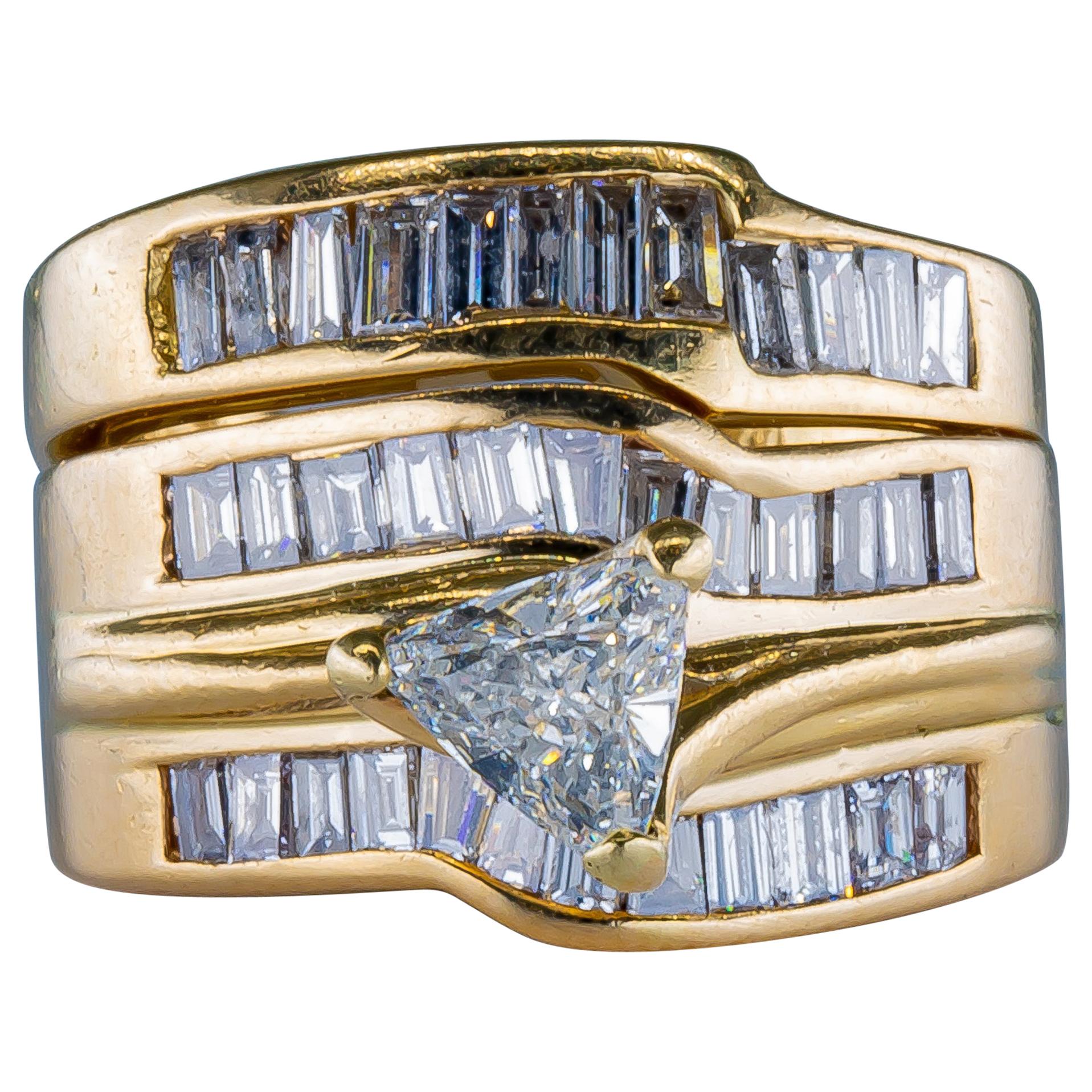 2.15 Carat Diamond Ring 14 Karat Gold