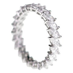 2.15 Carat Domino Effect White Marquise Diamond Band Ring Daily Wear