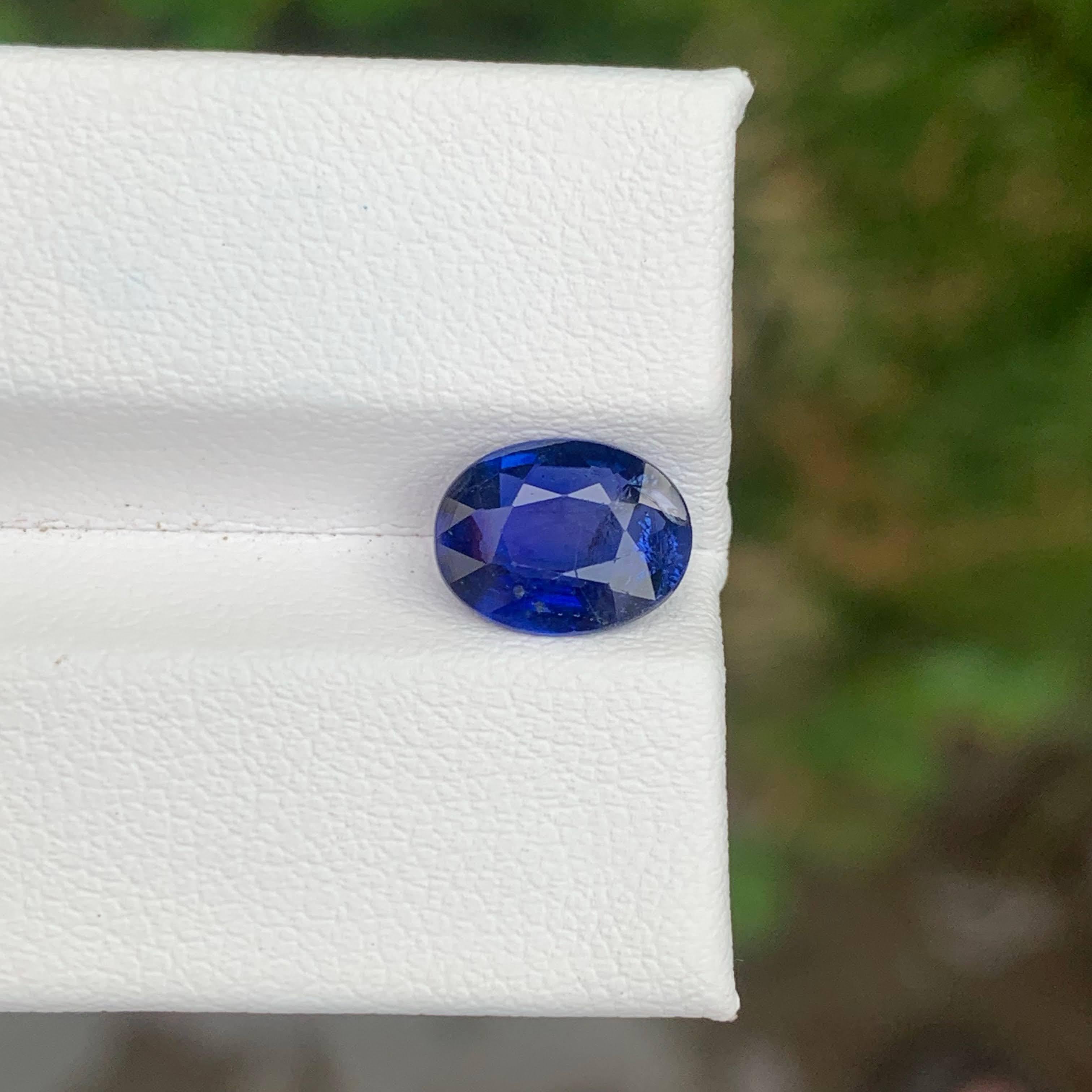 2,15 Karat Loser Blauer Saphir Stein Oval Facettiert Madagaskar's Edelstein für Damen oder Herren im Angebot