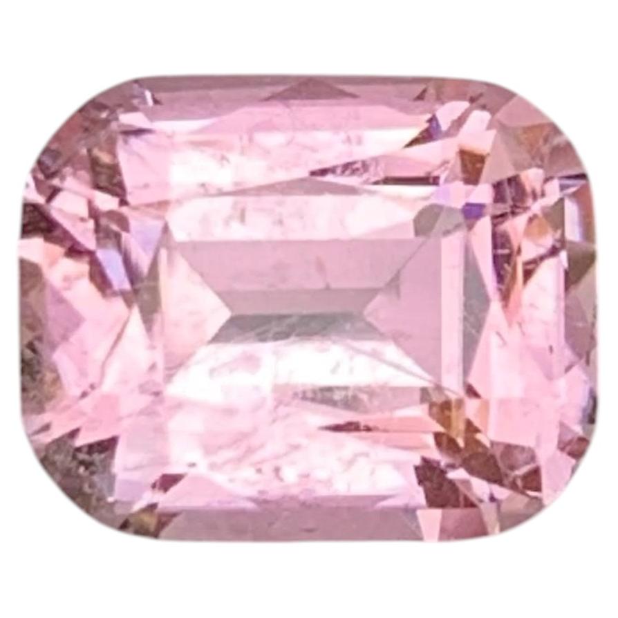 2.15 Carat Natural Loose Baby Pink Tourmaline Stone Cushion Cut Afghan Gemstone For Sale