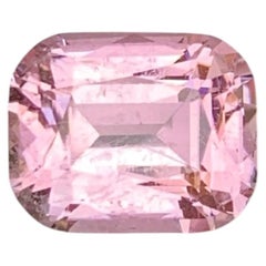 2.15 Carat Natural Loose Baby Pink Tourmaline Stone Cushion Cut Afghan Gemstone