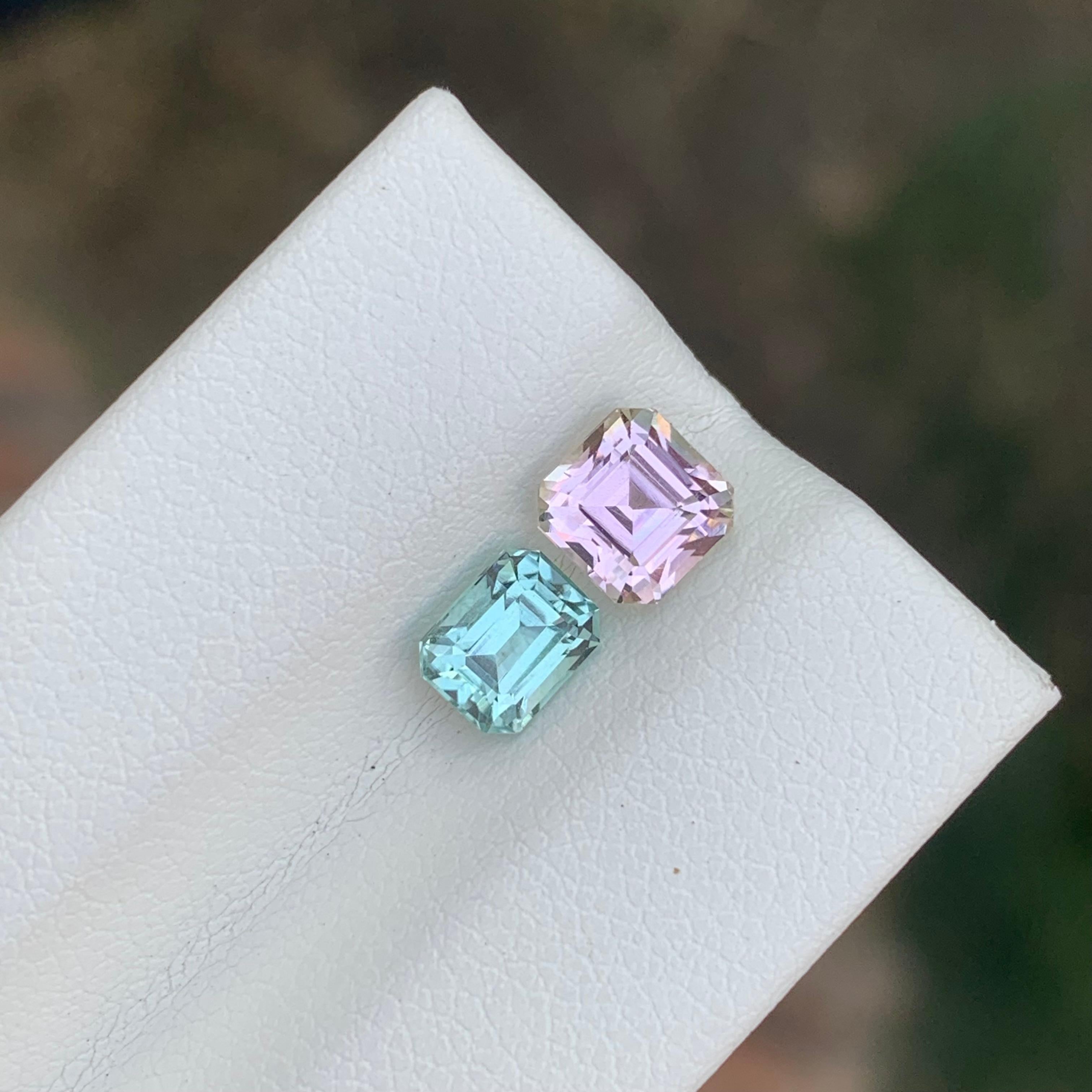 2.15 Carat Natural Loose Dual Tourmaline Gemstone For Jewellery Making en vente 1