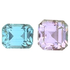 Gema Turmalina Dual Natural Suelta de 2,15 Quilates para Joyería
