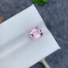2.15 Carat Natural Loose Pink Tourmaline from Afghanistan Emerald Shape