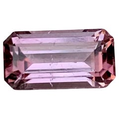 2.15 Carat Natural Loose Pinkish Tourmaline Stone Emerald Cut Afghan Gemstone (pierre précieuse afghane)