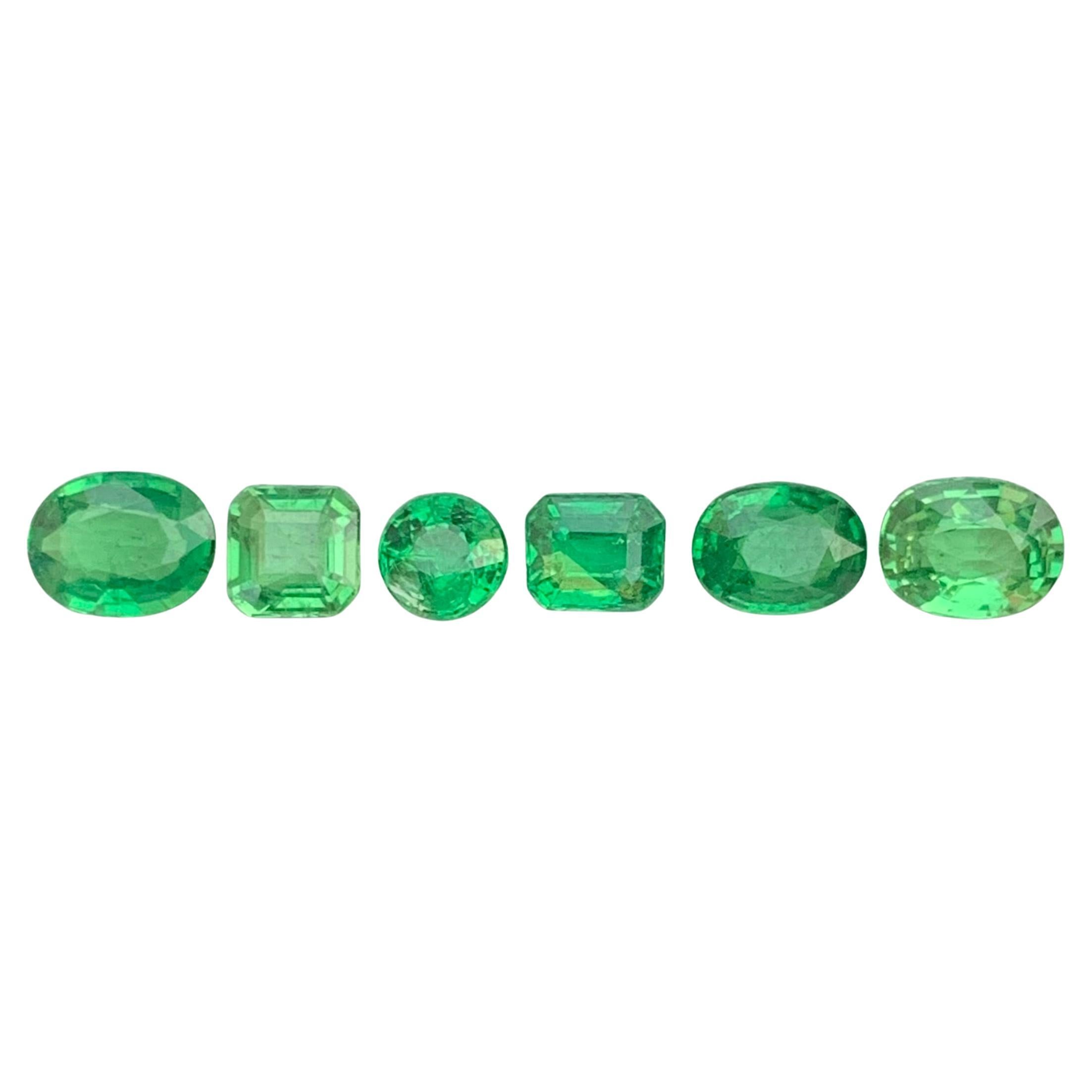 2.15 Carat Natural Loose Tsavorite Garnet Lot For Jewellery Making For Sale