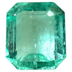 2,15 Karat Portraitschliff klobig Muzo grün kolumbianischen Smaragd Edelstein - Mai Birthstone
