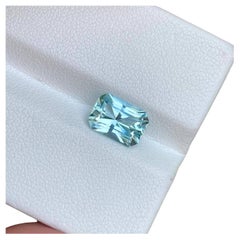 2.15 carats Aquamarine Stone Custom Precision Cut Natural Nigerian Gemstone