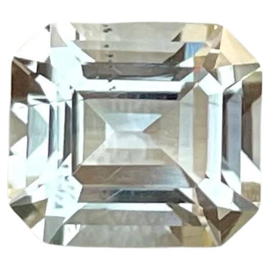 2.15 Carati Giallo Chiaro Pietra Scapolite Sciolta Taglio Smeraldo Gemma Pakistan