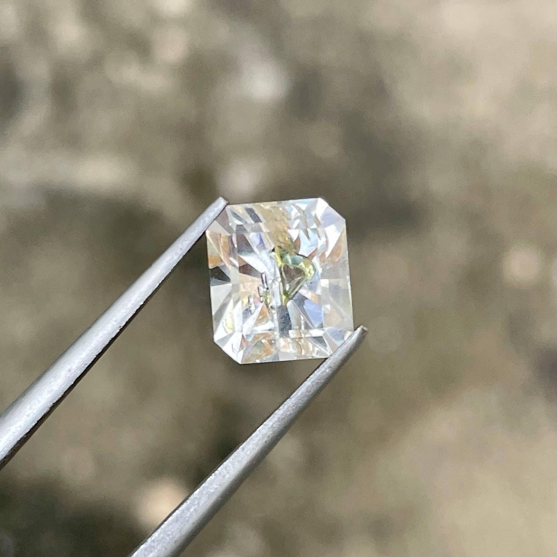 2,15 Karat Petroleum Quarz Stein Radiant Schliff Natürlicher Pakistanischer Edelstein für Damen oder Herren