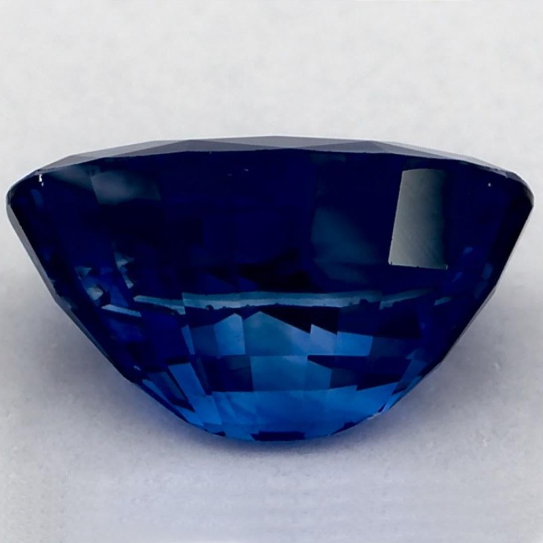 2.15 carati di zaffiro blu ovale sfuso In condizioni Nuovo in vendita a Fort Lee, NJ