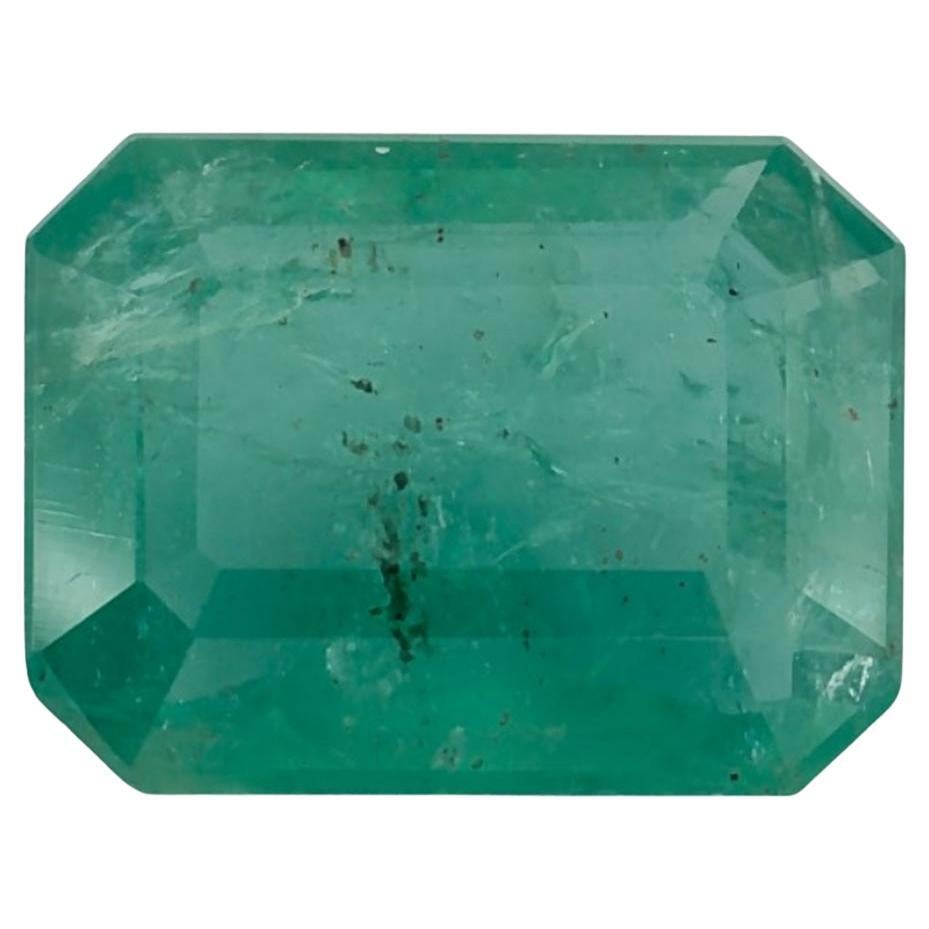 2.15 Ct Emerald Octagon Cut Loose Gemstone For Sale