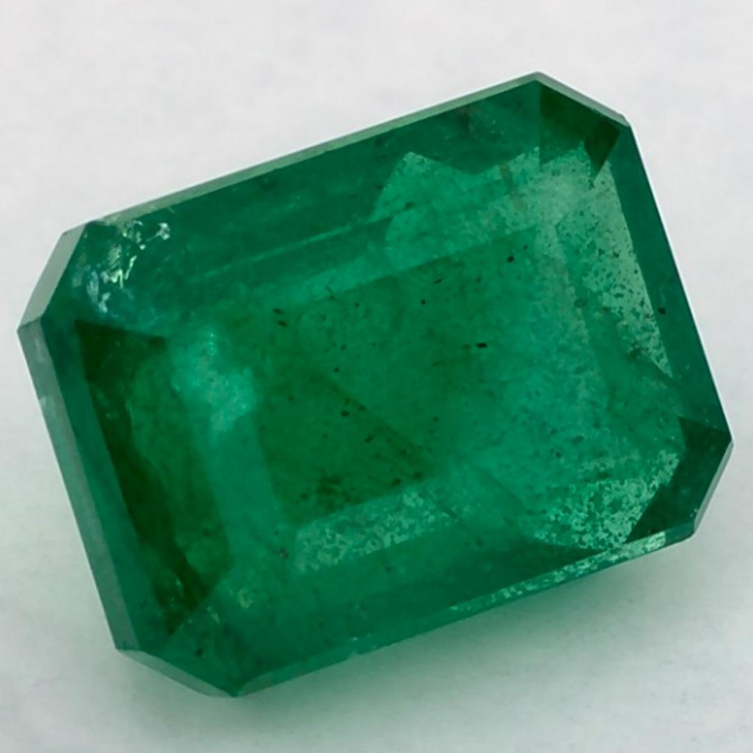 Taille octogone 2.15 Ct Emerald Octagon Loose Gemstone (pierre précieuse en vrac) en vente