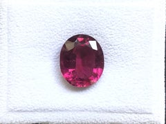 21.50 Carats Rubellite Tourmaline Oval Cut stone For Jewelry Natural gemstone