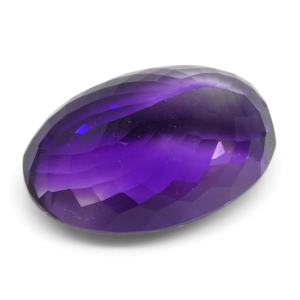 21.55 ct Oval Amethyst For Sale 1