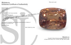 2.15ct Cushion Orange Spinel from Burma Unheated