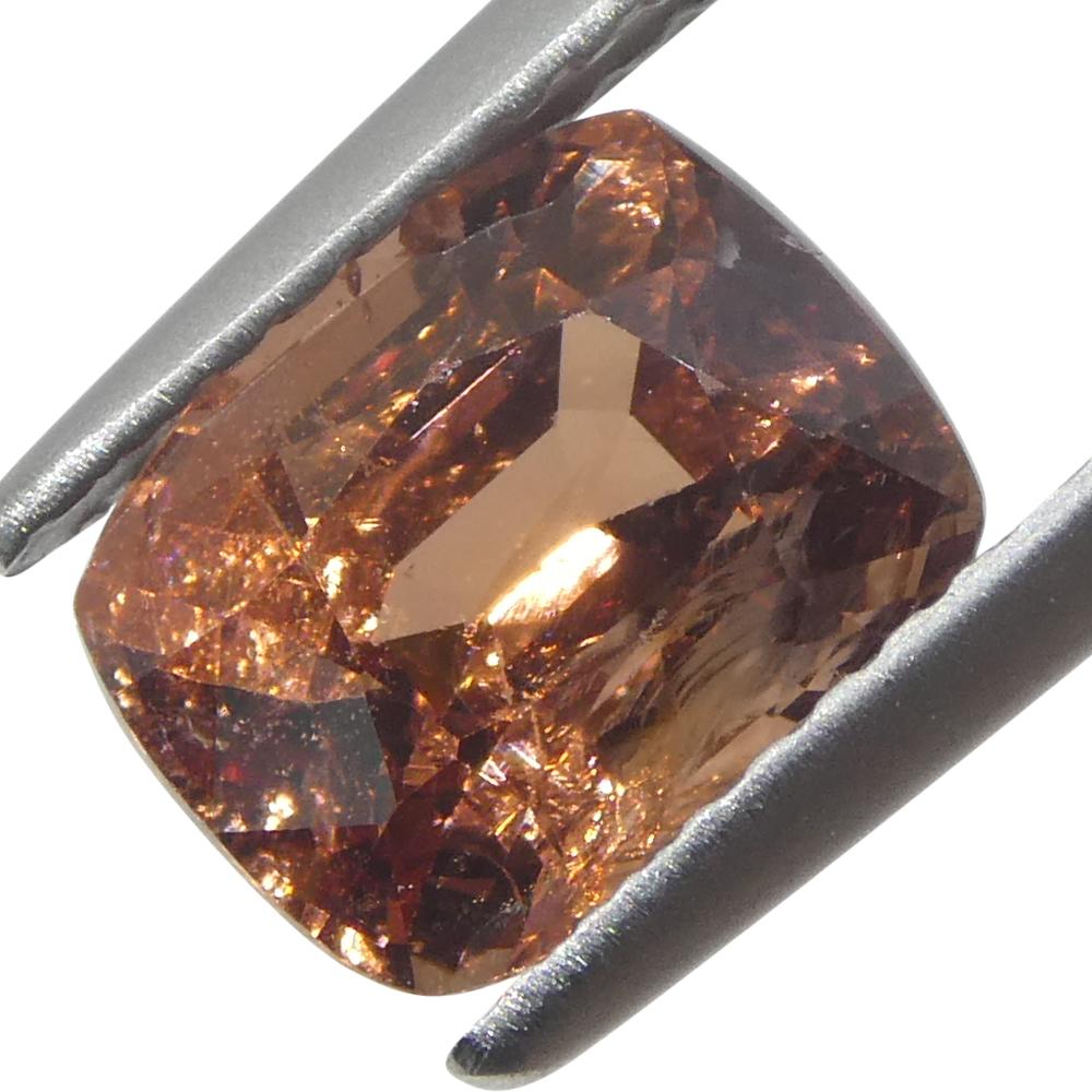 2,15ct Spinello arancione a cuscino dalla Birmania non riscaldato In condizioni Nuovo in vendita a Toronto, Ontario