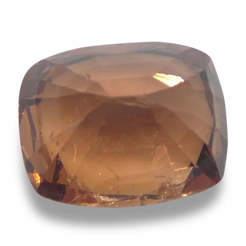 2,15ct Spinello arancione a cuscino dalla Birmania non riscaldato in vendita 5