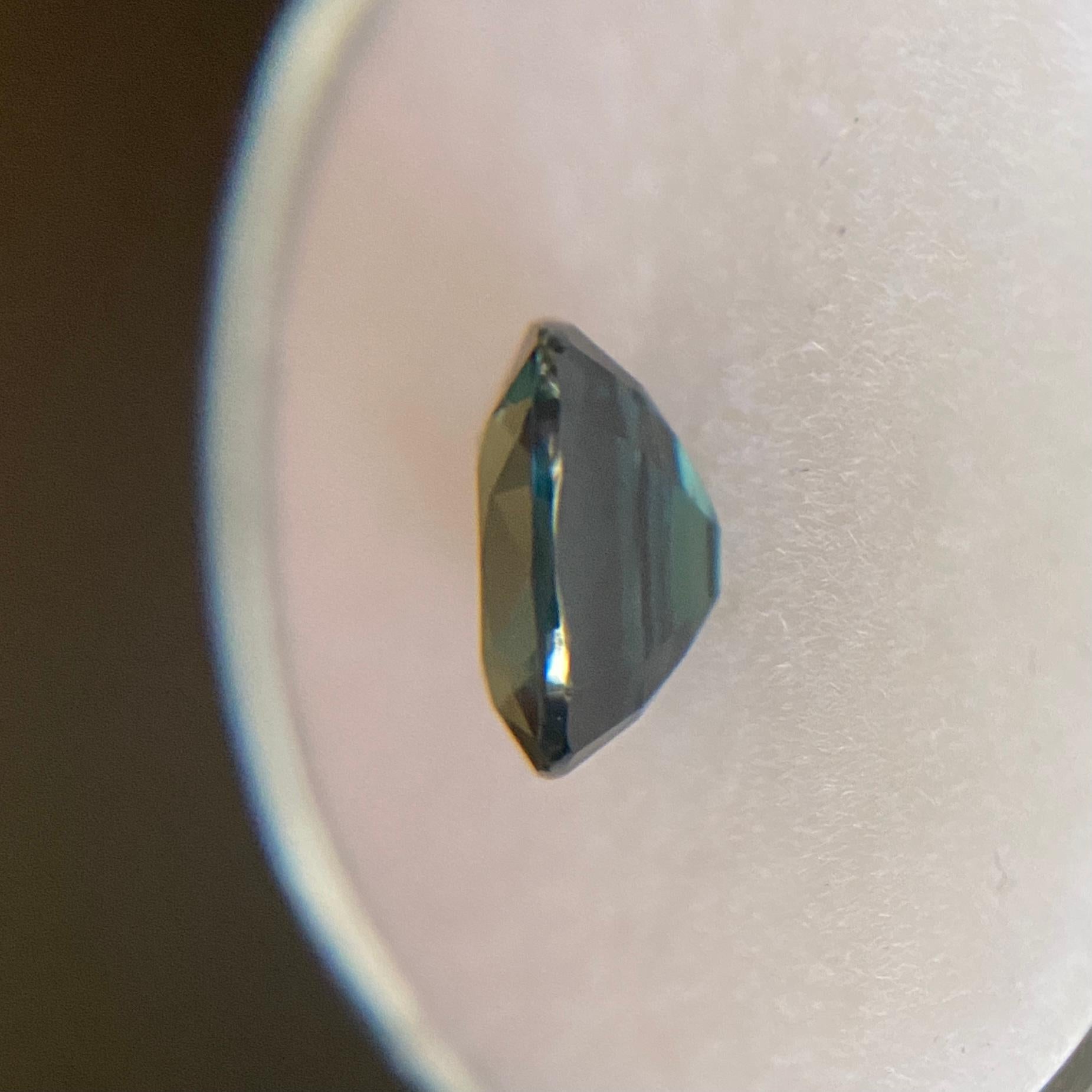 2.15ct Fine Deep Blue Sapphire Oval Cut Australian Rare Loose Gemstone 2