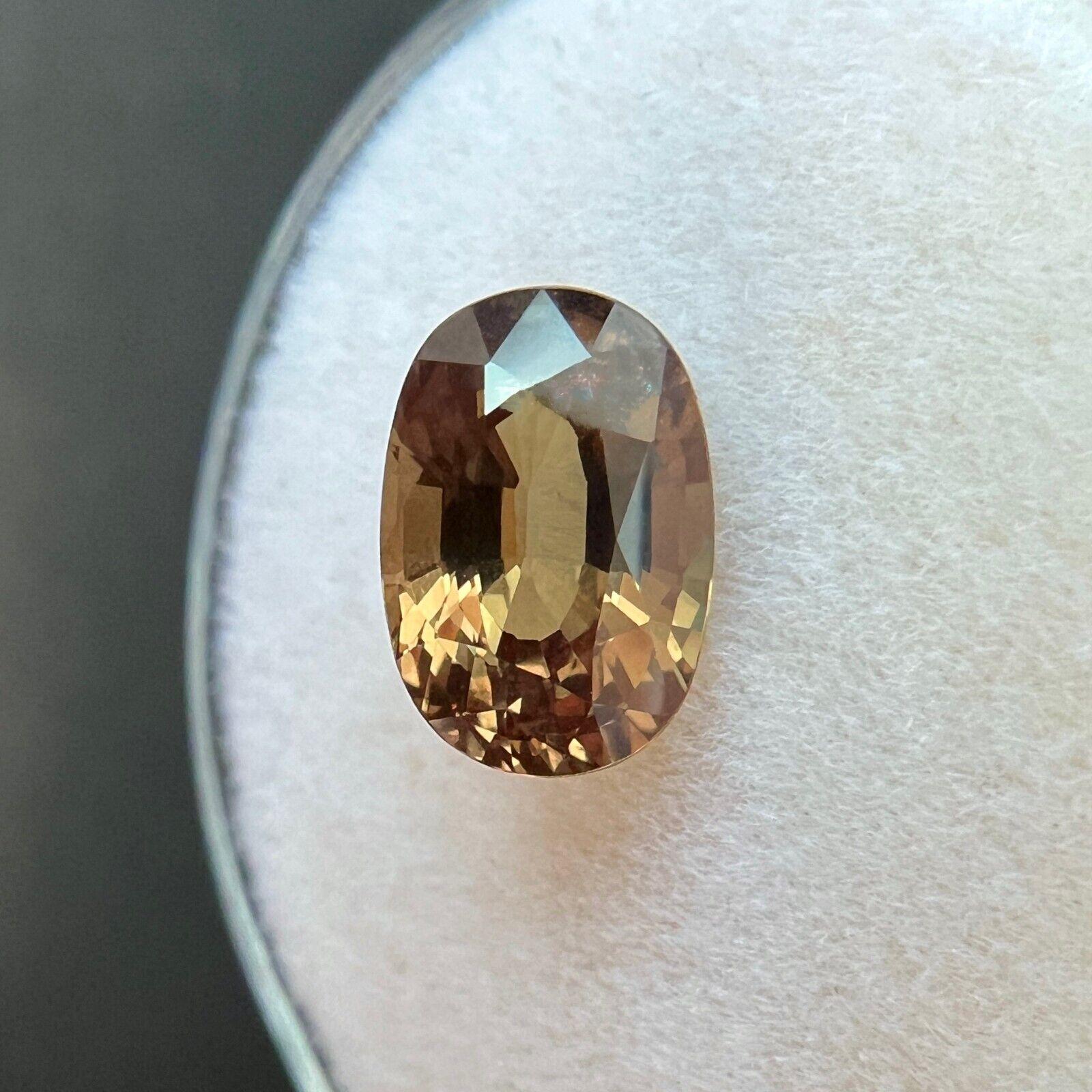 Oval Cut 2.15ct Natural Colour Change Garnet GIA Certified Untreated Pyrope Spessartine For Sale