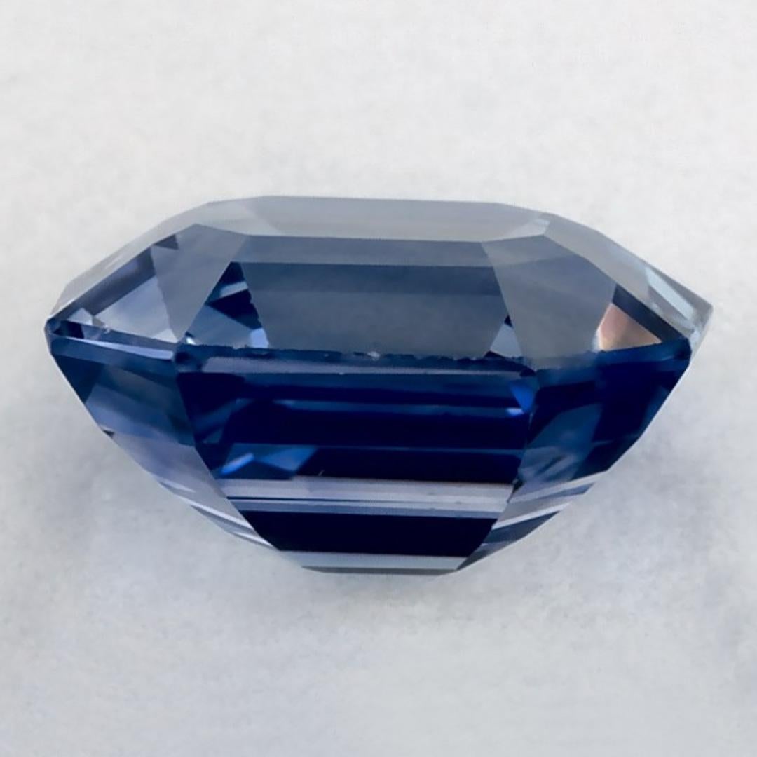 Pierre précieuse taille octogonale saphir bleu 2.16 carat Neuf - En vente à Fort Lee, NJ