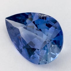 2.16 Ct Blue Sapphire Pear Loose Gemstone