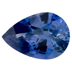 2.16 Ct Blue Sapphire Pear Loose Gemstone