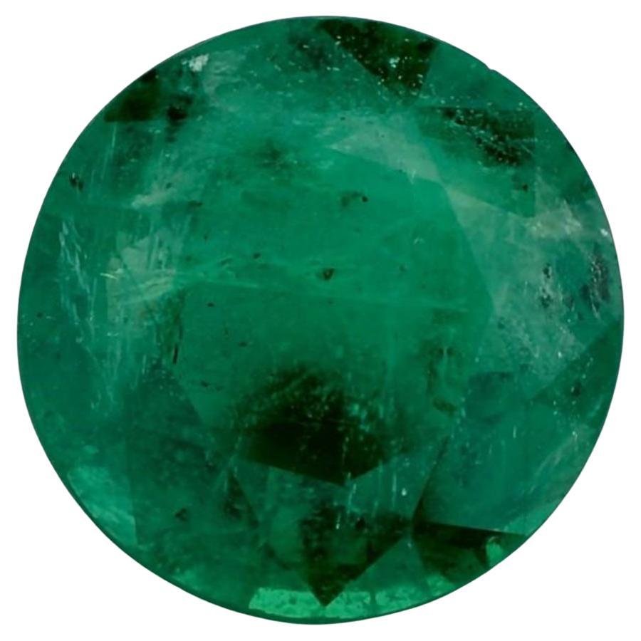 2.16 Ct Emerald Round Loose Gemstone