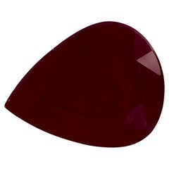 2.16 Ct Ruby Pear Loose Gemstone