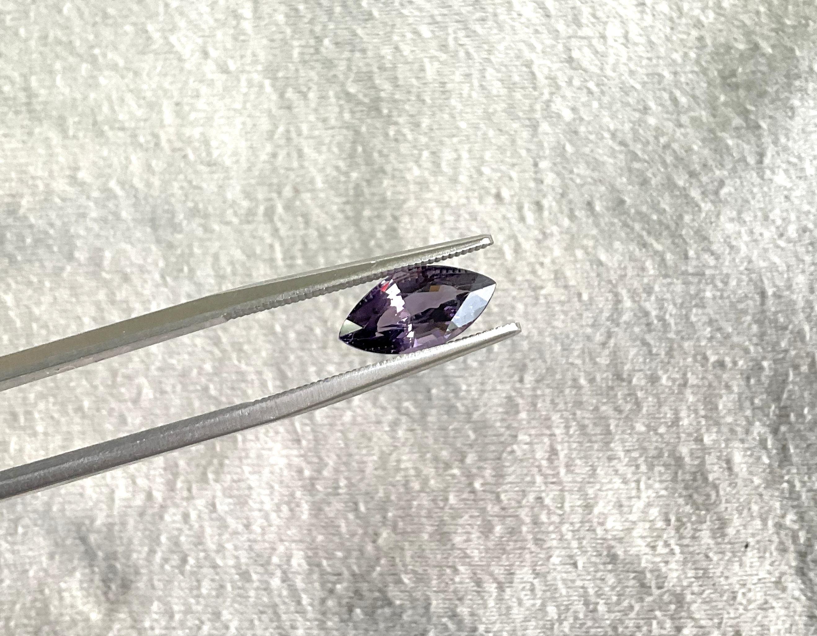 Marquise Cut 2.16 Cts Tanzania Purple Spinel Marquise Faceted Natural Gemstone for Jewelry For Sale