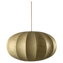 21.6 Inches Space Age Cocoon Pendant Lamp by Friedel Wauer for Goldkant Leuchten