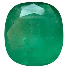 Smeraldo colombiano verde terra da 21,62 carati - 19x17 taglio a cuscino Pietra di nascita di maggio