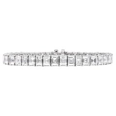 Bracelet en platine et diamants de 21,65 carats