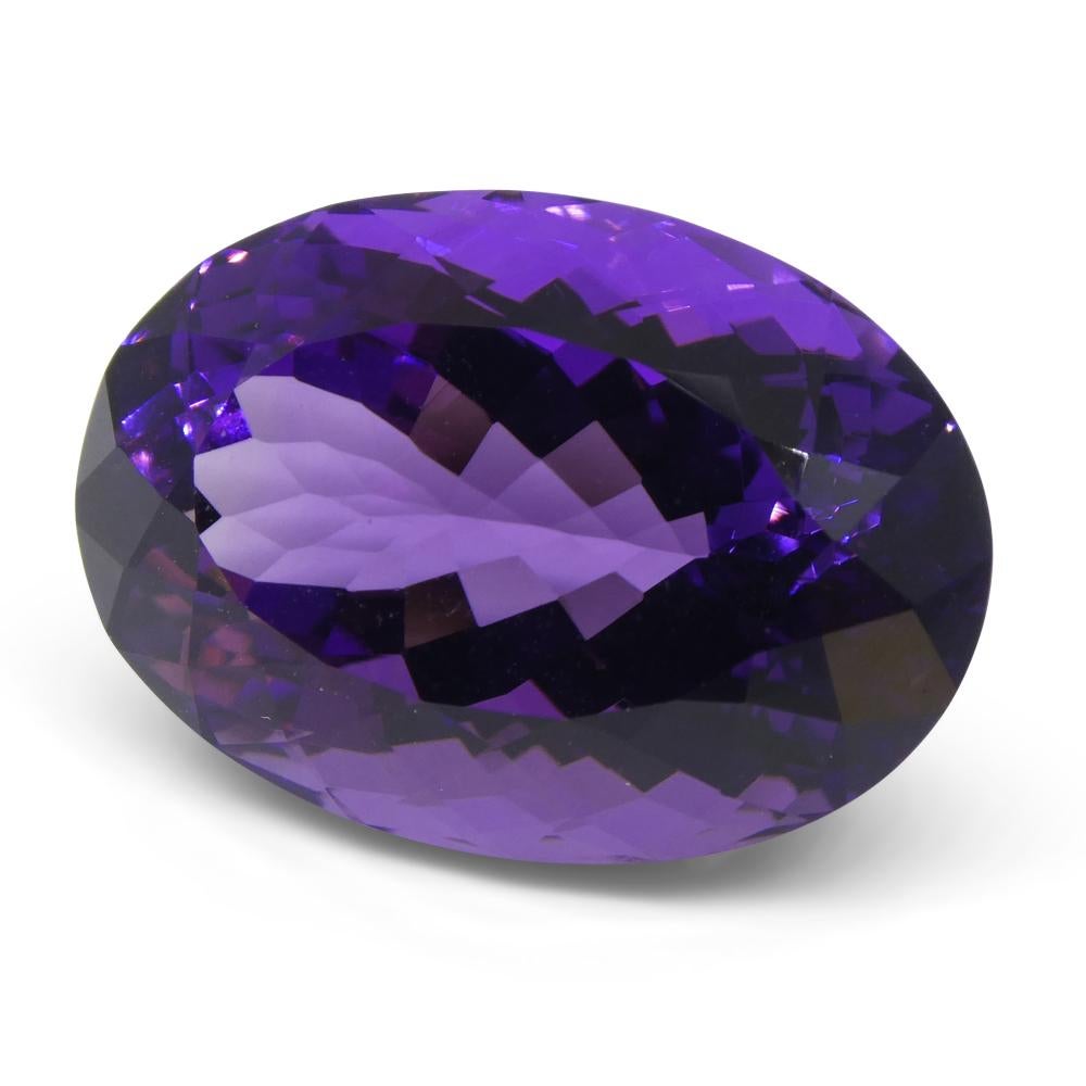 21.69 ct Oval Amethyst For Sale 1