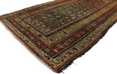 Antique Caucasian Shirvan Rug with Tribal Style