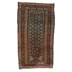 Used Caucasian Shirvan Rug with Tribal Style