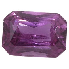 2.16 Carat Octagonal Purple-Pink Sapphire GIA Certified Madagascar