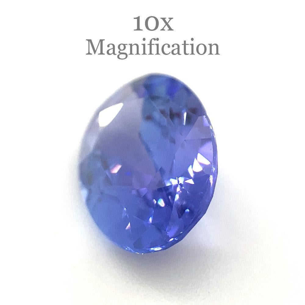 2.16ct Oval Violet Blue Tanzanite from Tanzania For Sale 2
