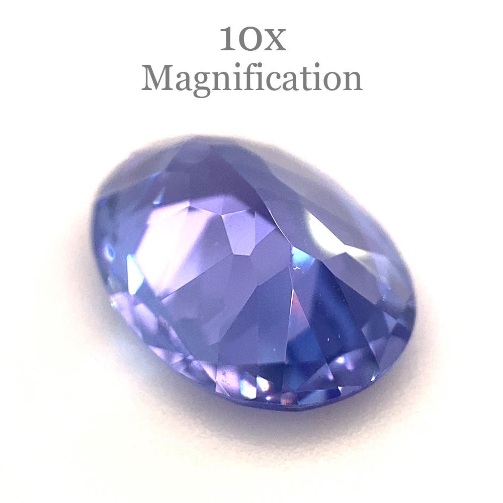 2.16ct Oval Violet Blue Tanzanite from Tanzania For Sale 6