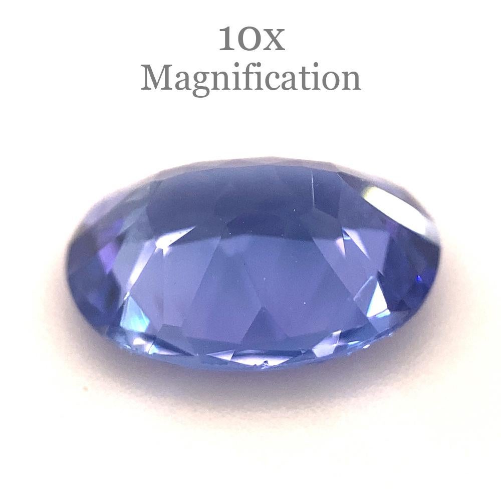 2.16ct Oval Violet Blue Tanzanite from Tanzania For Sale 8