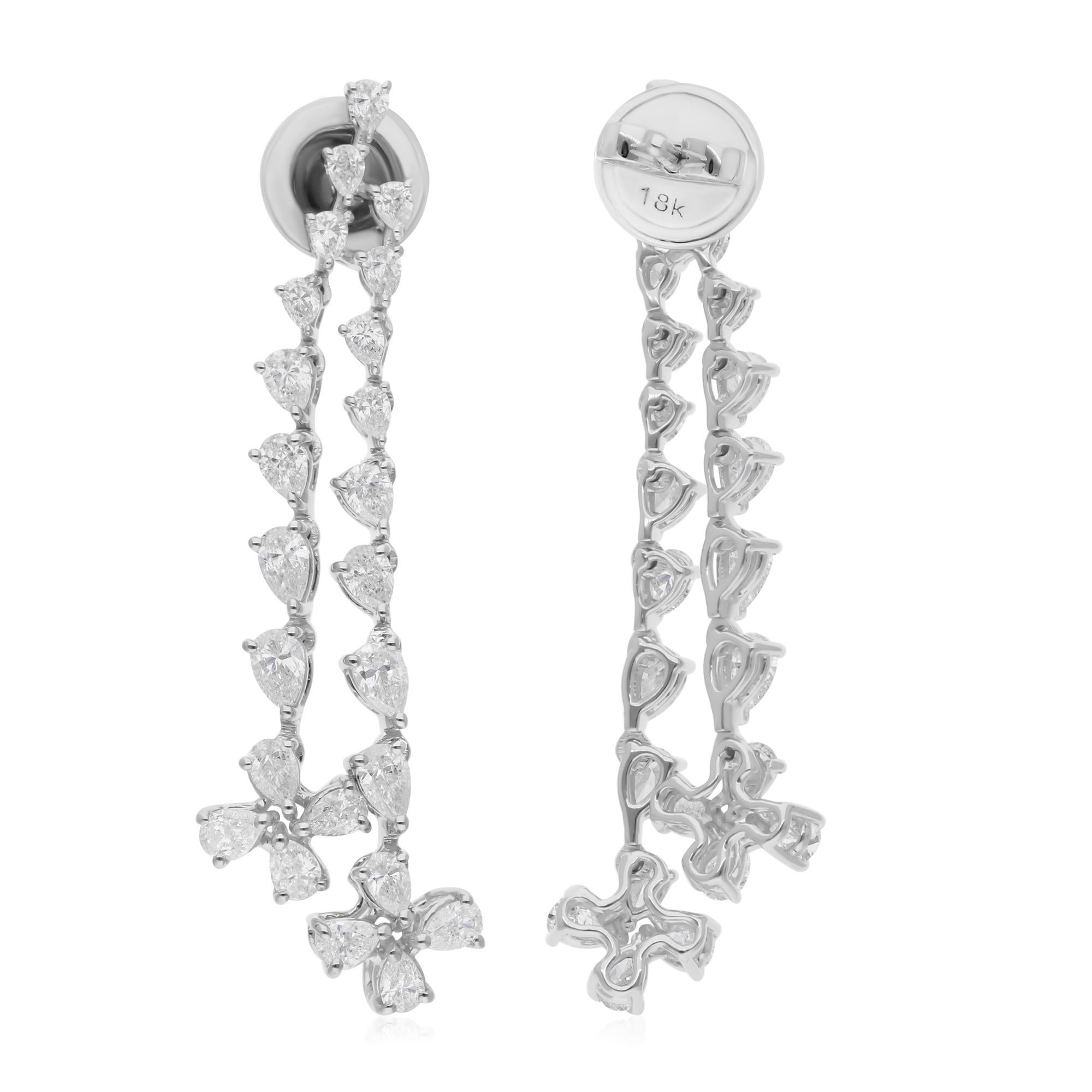 Diese exquisiten Ohrringe sind aus 14-karätigem Gold gegossen und mit 2,17 Karat funkelnden Diamanten besetzt.

FOLLOW SPECTRUM JEWELS Storefront, um die neueste Collection'S und exklusive Stücke zu sehen. Spectrum Jewels ist stolz darauf, ein Top