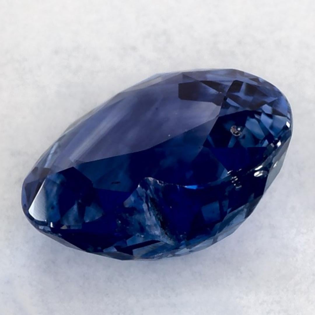 Heart Cut 2.17 Ct Blue Sapphire Heart Loose Gemstone For Sale