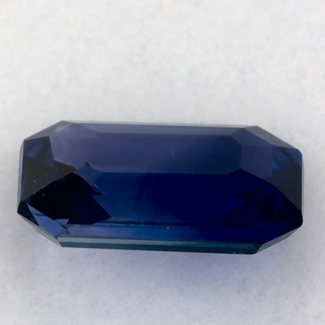 2.17 carati di zaffiro blu ottagonale sfuso In condizioni Nuovo in vendita a Fort Lee, NJ