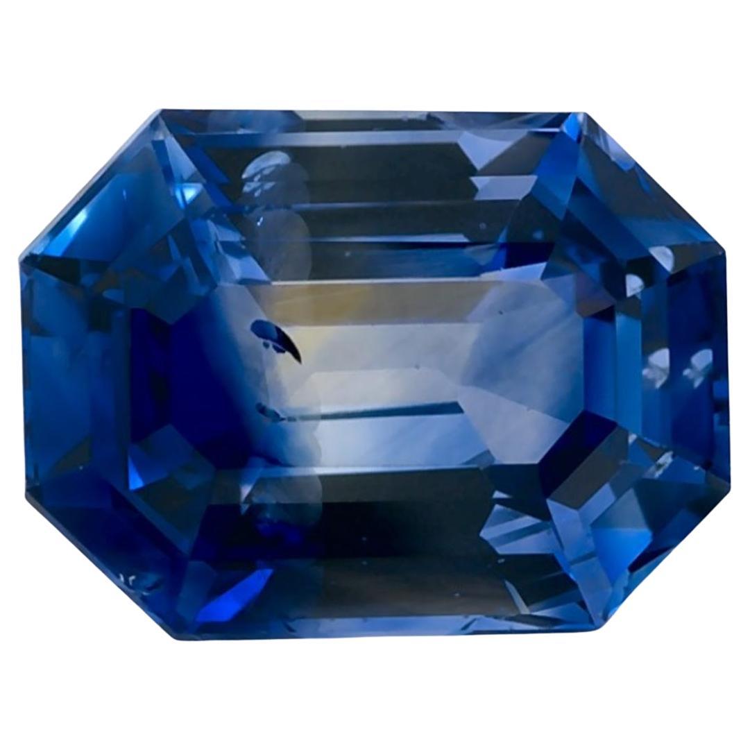 2.17 carati di zaffiro blu ottagonale sfuso