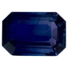 2.17 Karat Blauer Saphir Oktagon Loser Edelstein