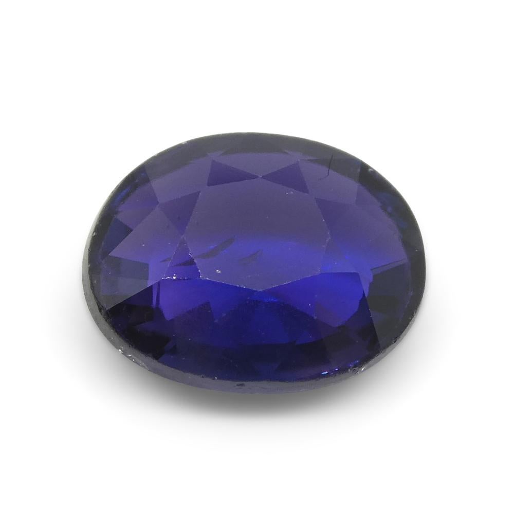 2.17 ct Color Change Sapphire Oval IGI Certified Sri Lankan For Sale 8