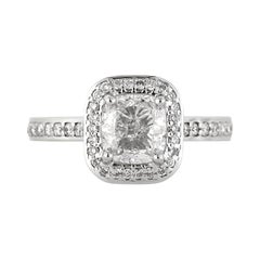 2.17ct Cushion Cut Diamond Engagement Ring